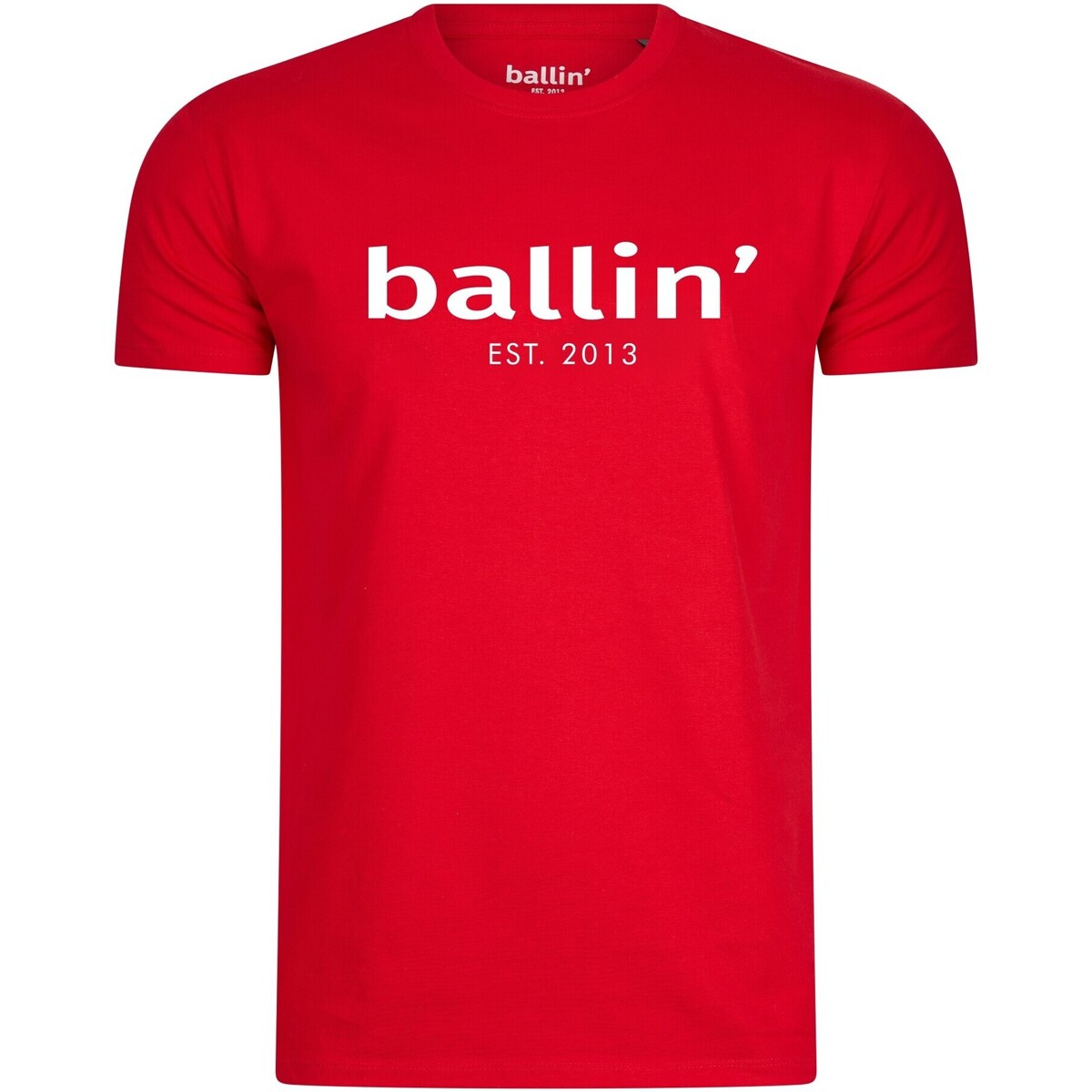 textil Hombre Camisetas manga corta Ballin Est. 2013 Regular Fit Shirt Rojo
