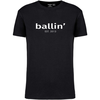 textil Hombre Camisetas manga corta Ballin Est. 2013 Regular Fit Shirt Negro