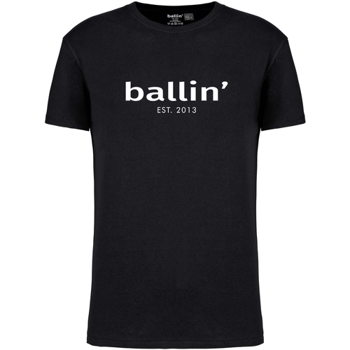textil Hombre Camisetas manga corta Ballin Est. 2013 Regular Fit Shirt Negro