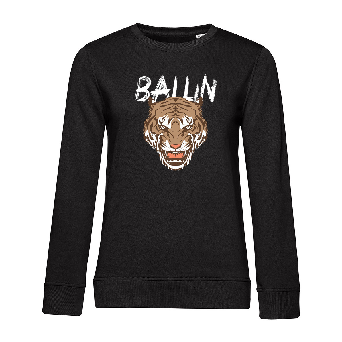 textil Mujer Sudaderas Ballin Est. 2013 Tiger Sweater Negro