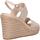 Zapatos Mujer Sandalias Calvin Klein Jeans HW0HW00690VHB WEDGE Beige
