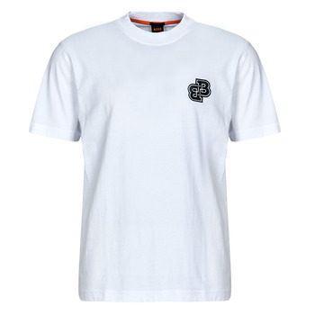 textil Hombre Camisetas manga corta BOSS Tevarsity Blanco