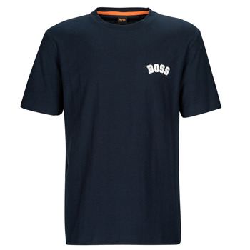 textil Hombre Camisetas manga corta BOSS T-Prep Marino / Blanco