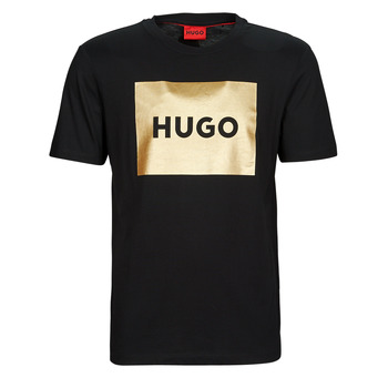 textil Hombre Camisetas manga corta HUGO Dulive_G Negro / Oro