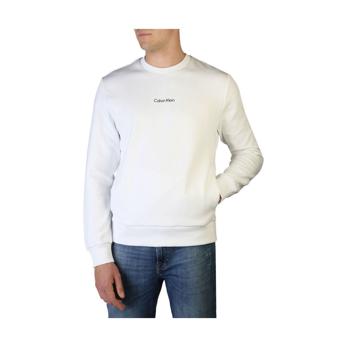 textil Hombre Chaquetas de deporte Calvin Klein Jeans - k10k109431 Blanco