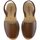Zapatos Mujer Derbie & Richelieu Huran Sandalias Menorquinas Cuero Marrón