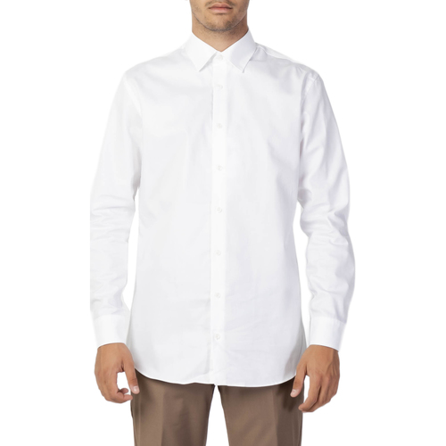 textil Hombre Camisas manga larga Selected 16086754 Blanco