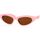 Relojes & Joyas Mujer Gafas de sol Balenciaga Occhiali da Sole  BB0207S 004 Rosa