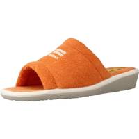 Zapatos Mujer Pantuflas Nordikas TOALLA Naranja