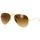 Relojes & Joyas Gafas de sol Ray-ban Occhiali da Sole  Aviator RB3025 112/M2 Polarizzato Oro