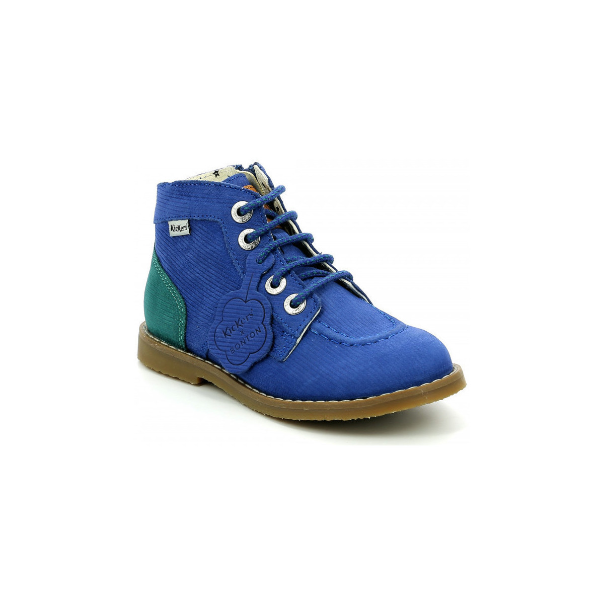Zapatos Niño Botas de caña baja Kickers Kouklegend Bont Azul