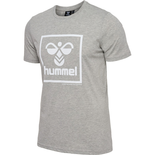 textil Hombre Camisetas manga corta hummel T-shirt  Lisam 2.0 Gris