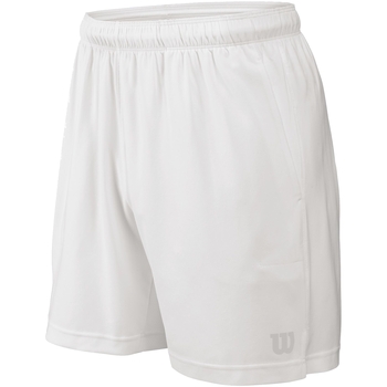 textil Hombre Pantalones cortos Wilson Rush 7 Woven Short Blanco