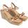 Zapatos Mujer Multideporte Bienve Sandalia señora  1cf-1704 oro Plata
