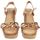 Zapatos Mujer Multideporte Bienve Sandalia señora  1cf-1704 oro Plata