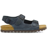 Zapatos Hombre Sandalias Interbios 9567 Azul