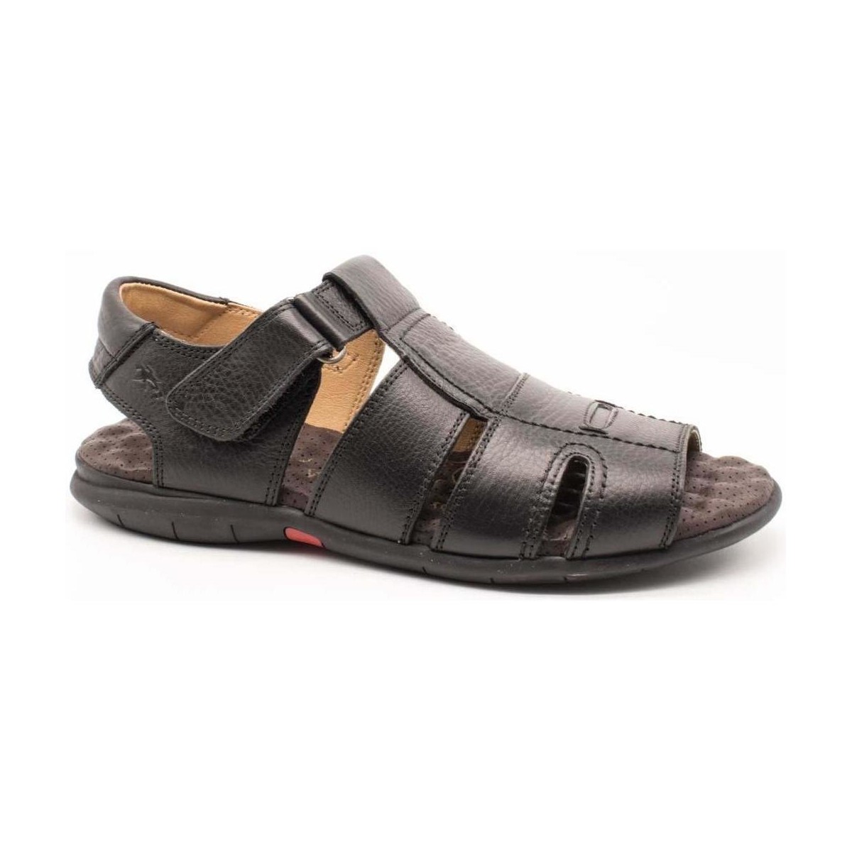 Zapatos Hombre Sandalias Fluchos 9444 Negro