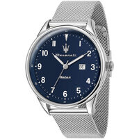 Relojes & Joyas Hombre Relojes analógicos Maserati R8851146002, Quartz, 45mm, 10ATM Plata