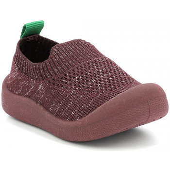 Zapatos Niña Pantuflas para bebé Kickers Kick Easy Rojo
