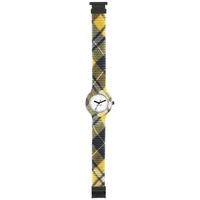Relojes & Joyas Mujer Relojes mixtos analógico-digital Hip Hop Reloj  Pied De Poule amarillo / gris - 32 mm Multicolor