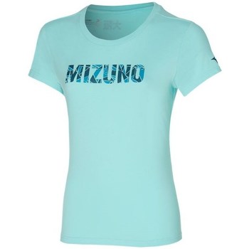textil Mujer Camisetas manga corta Mizuno Athletic Tee Azul