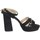 Zapatos Mujer Sandalias Silvian Heach SHS536 Negro