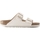 Zapatos Mujer Sandalias Birkenstock Arizona Rivet Logo 1022679 Narrow - Eggshell Blanco