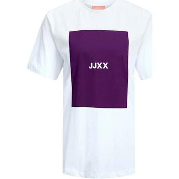 textil Mujer Camisetas manga corta Jjxx 12204837 Acai Blanco