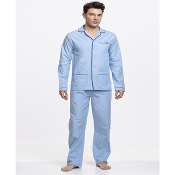 textil Hombre Pijama Ungaro Pijama Tissu Azul 