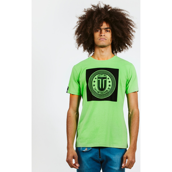 textil Hombre Camisetas manga corta The Untouchables Camiseta de hombre en color verde de manga corta Verde