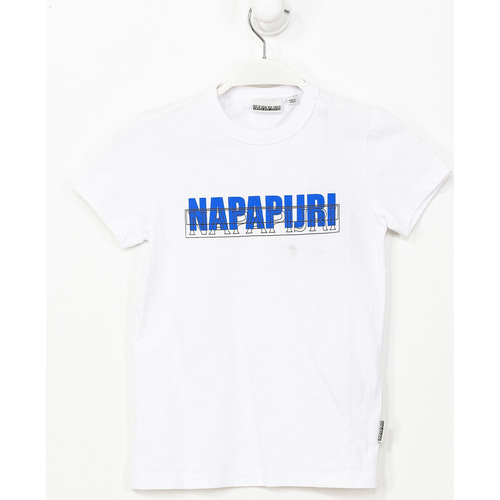 textil Niño Camisetas manga corta Napapijri GA4EQC-002 Blanco