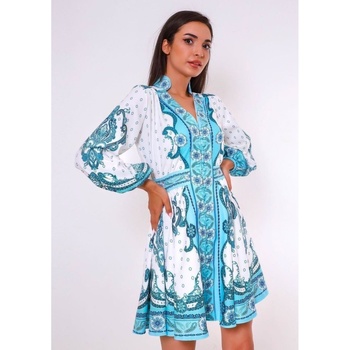 textil Mujer Vestidos Msn-Collection Vestido De Lujo De Longitud Media Multicolor