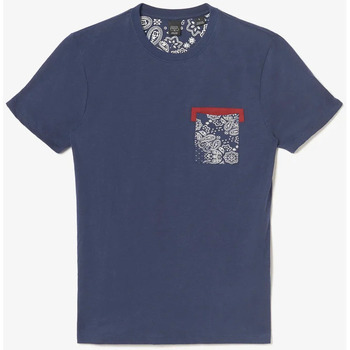 textil Hombre Tops y Camisetas Le Temps des Cerises Camiseta BAXTER Azul