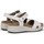 Zapatos Mujer Sandalias Fluchos YAGON F1475 Blanco