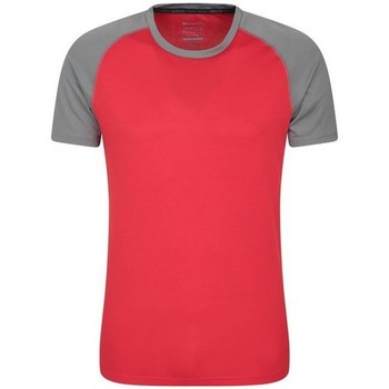 textil Hombre Camisetas manga larga Mountain Warehouse  Rojo