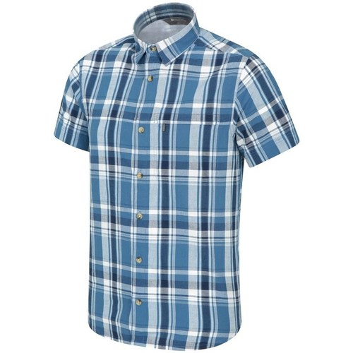 textil Hombre Camisas manga larga Mountain Warehouse Holiday Azul