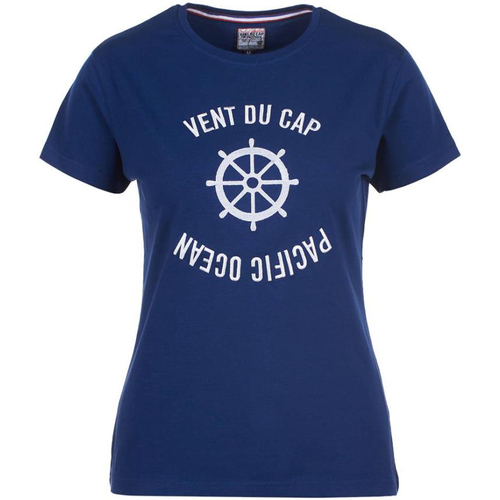 textil Mujer Camisetas manga corta Vent Du Cap T-shirt manches courtes femme ACHERYL Marino