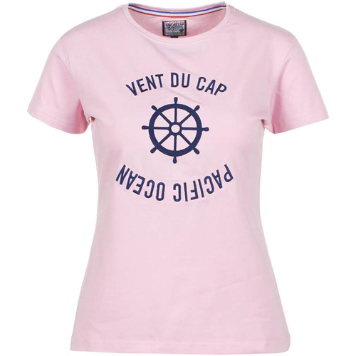 textil Mujer Camisetas manga corta Vent Du Cap T-shirt manches courtes femme ACHERYL Rosa