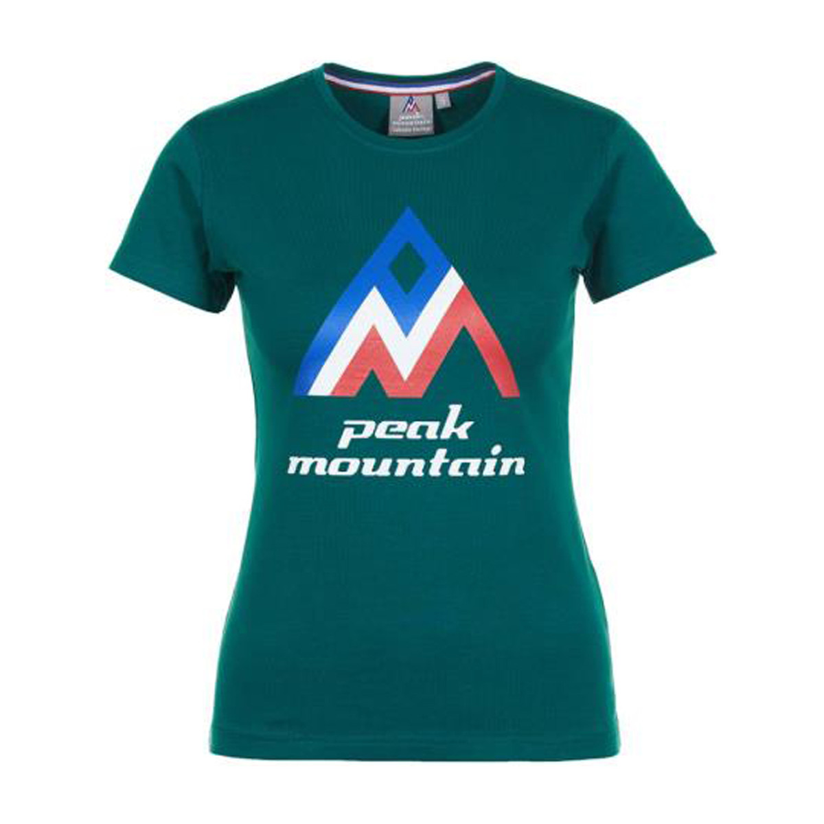 textil Mujer Camisetas manga corta Peak Mountain T-shirt manches courtes femme ACIMES Verde