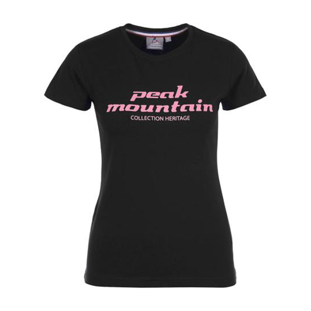 textil Mujer Camisetas manga corta Peak Mountain T-shirt manches courtes femme ACOSMO Negro