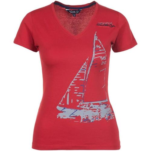 textil Mujer Camisetas manga corta Vent Du Cap T-shirt manches courtes femme ADRIO Rojo