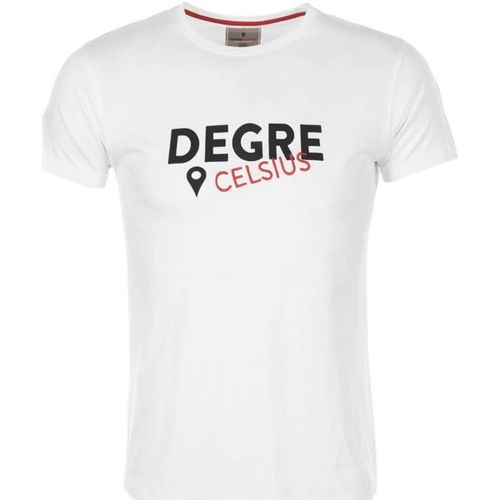 textil Hombre Camisetas manga corta Degré Celsius T-shirt manches courtes homme CALOGO Blanco