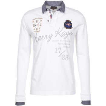 Harry Kayn Polo manches longues homme CAZBI Blanco