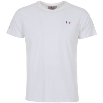 textil Hombre Camisetas manga corta Degré Celsius T-shirt manches courtes homme CERGIO Blanco
