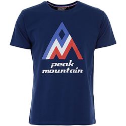 textil Hombre Camisetas manga corta Peak Mountain T-shirt manches courtes homme CIMES Marino