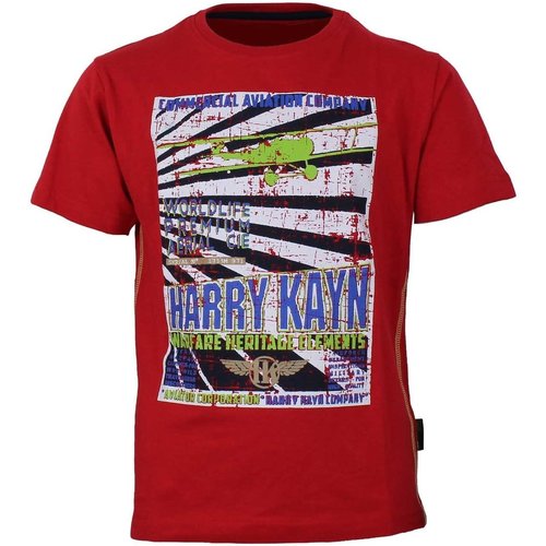 textil Niño Camisetas manga corta Harry Kayn T-shirt manches courtesgarçon ECEBANUP Rojo