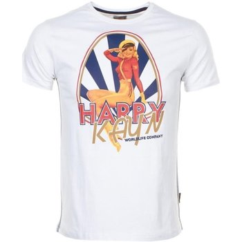 textil Niño Camisetas manga corta Harry Kayn T-shirt manches courtes garçon ECELINUP Blanco