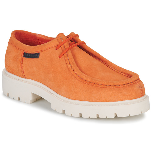 Zapatos Mujer Derbie Pellet RIVA Piel / Naranja