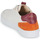 Zapatos Hombre Zapatillas bajas Pellet SIMON Vacuno / Graine / Blanco / Naranja