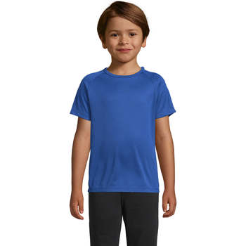 textil Niños Camisetas manga corta Sols Camiseta niño manga corta Azul